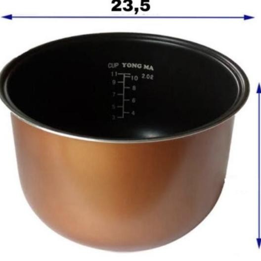 [ Yong Ma ] Panci Teflon Yongma - Inner Pot - Gold Iron