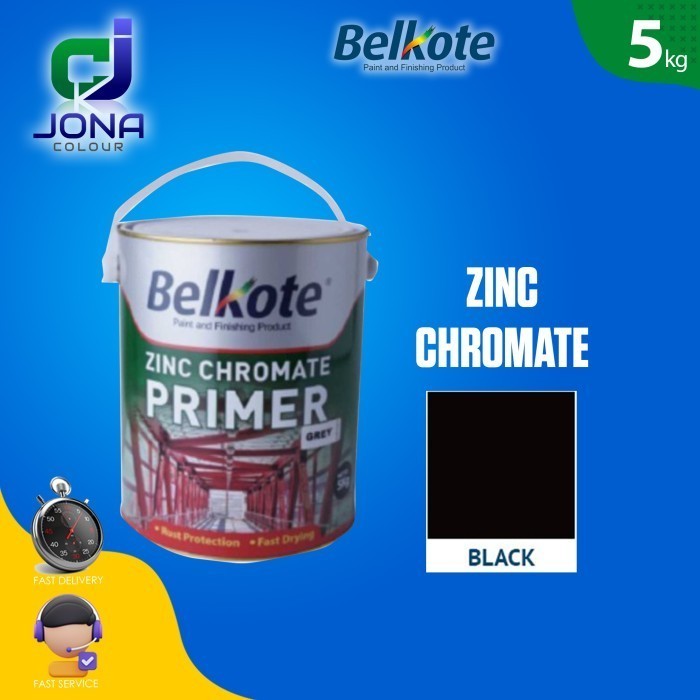 Meni Belkote Zinc Chromate Primer Galon - Hitam