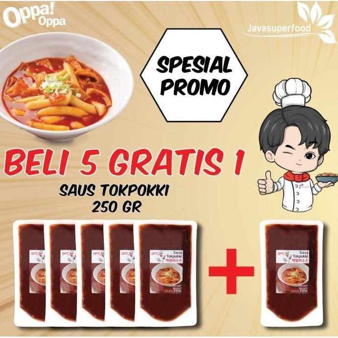 

[BELI 5 GRATIS 1] Paket Saus Tokpoki topoki Tteokbokki tokpokki 250g HTM