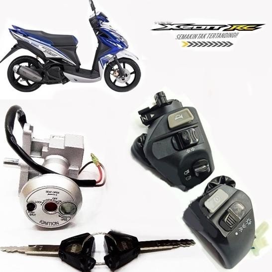 KLP - Kunci kontak Kunci Motor Xeon Lama, Xeon Karbu, Xeon gt 125, xeon Rc Plus saklar kiri kanan TE