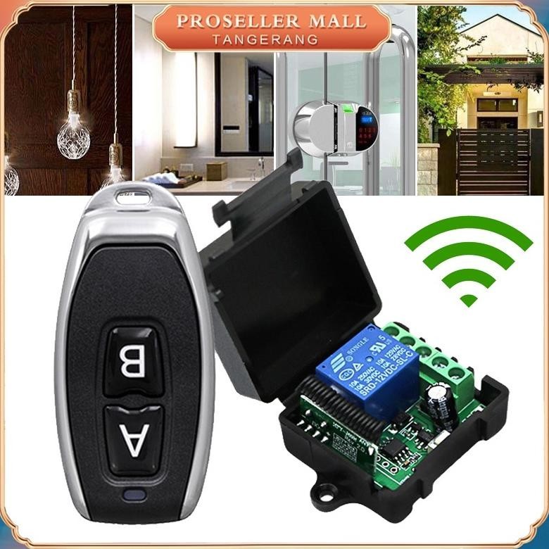 KLP - Relay Switch 1CH 12V 433MHz Remote Control Saklar TERLARIS