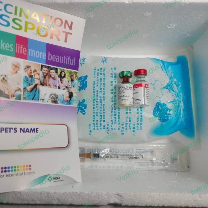 Vaksin Kucing Lengkap Tricat Trio / Cat Vaccine