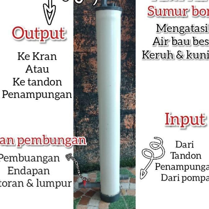 Filter Air Sumur Bor Fiter Air Bau Besi Kotor Dan Kuning Filter Air Filter Air Grafitasi Pilter Air 