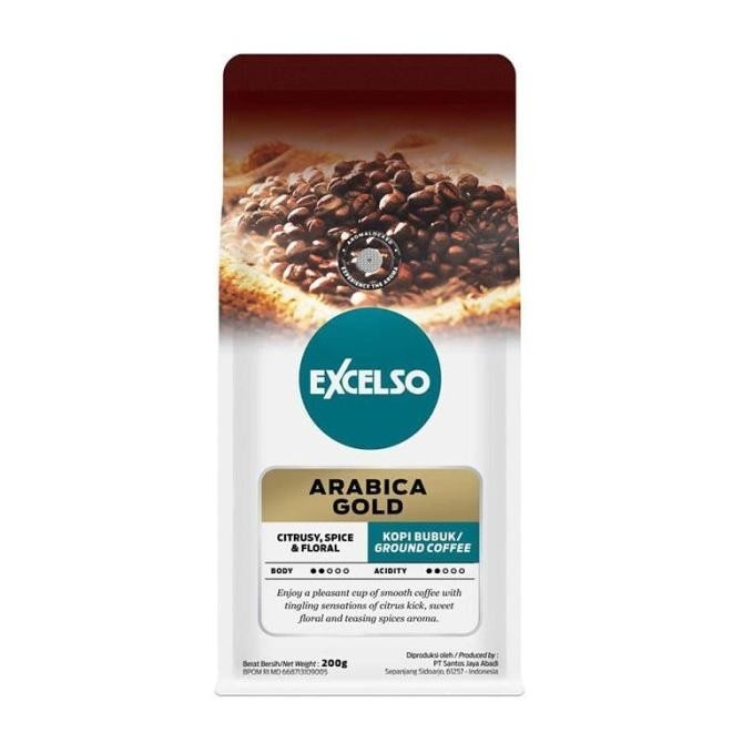 

Excelso Arabica Gold Coffee [200 G/ Ground/ Bubuk]