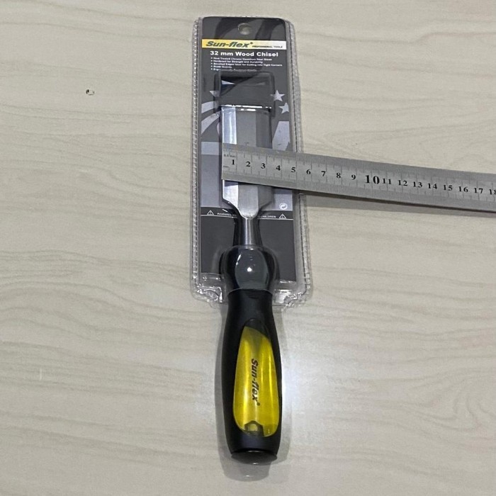 

Pahat Kayu Sunflex 1.14 Wood Chisel 32Mm Sandflex Sanflex 114