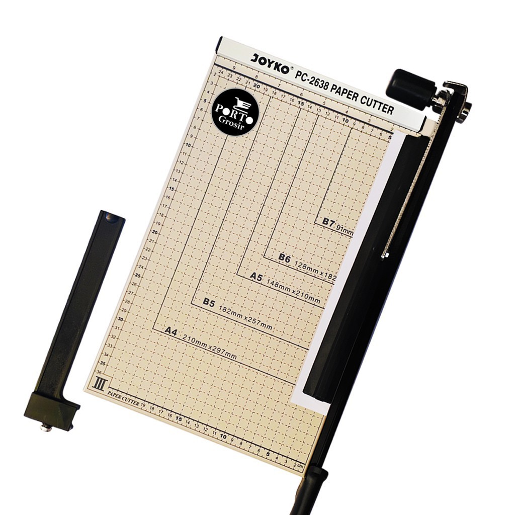 

READY >> JOYKO PC-2638 PAPER CUTTER PEMOTONG ALAT POTONG KERTAS F4 ORINAL PC2638 PALING REKOMEND