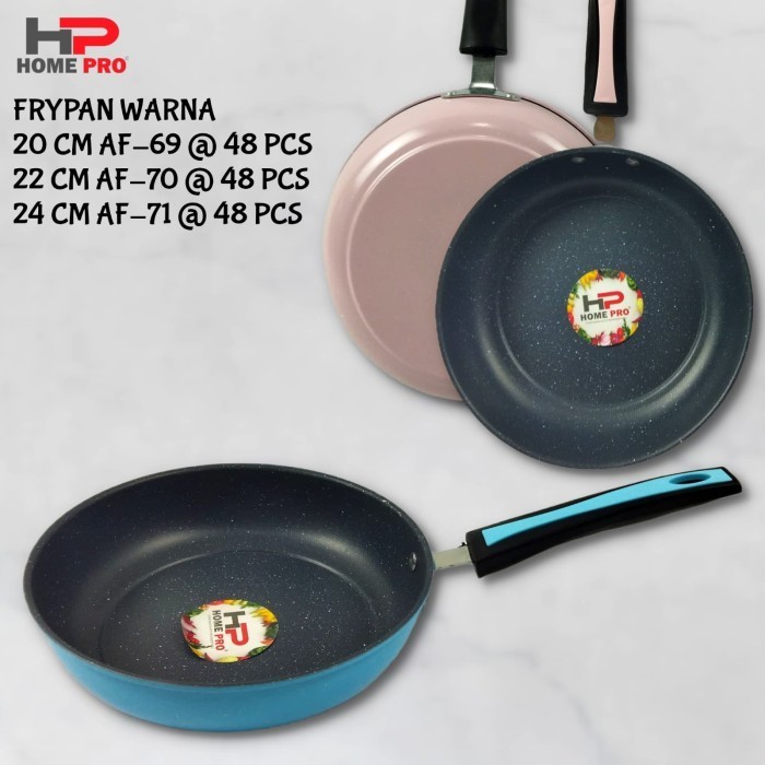 Frypan Fry Pan Wajan Penggorengan Wok Pan Teflon Warna Home Pro Hp