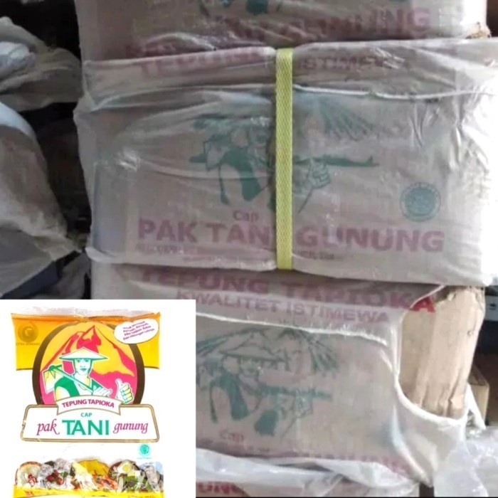 

Tepung Sagu Tapioka Pak Tani Gunung 500Gr 1 Dus Isi 20