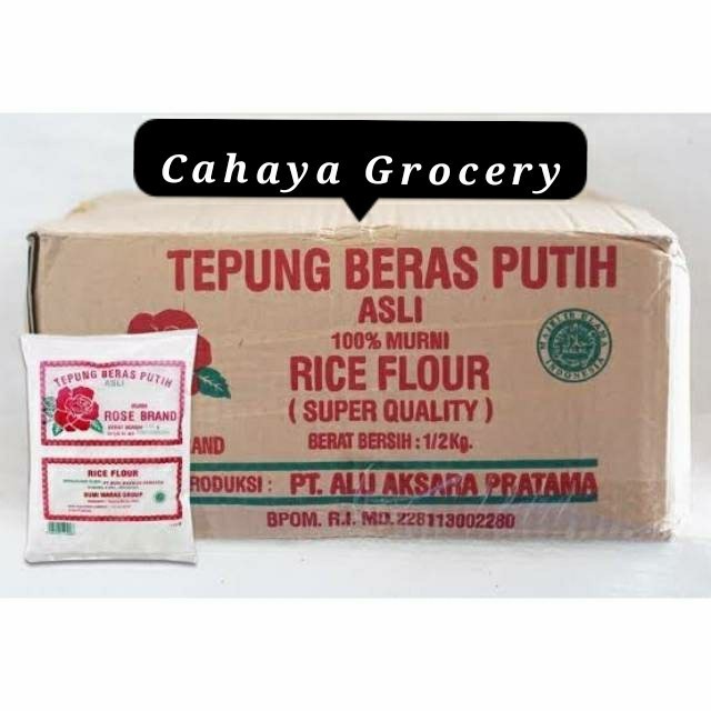 

Tepung Beras Rose Brand 500Gr X 20Bks