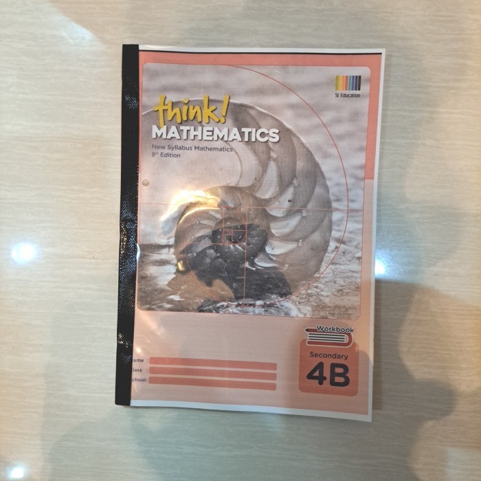 

Think! Mathematics 8Th Edition Workbook 4B (Baca Keterangan Dibawah)