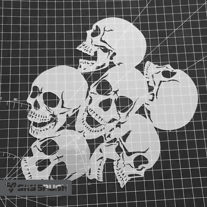

Stencil Skull