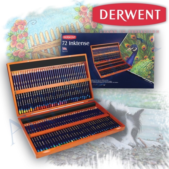 

Derwent Inktense Pencils 72 Wooden - pensil warna