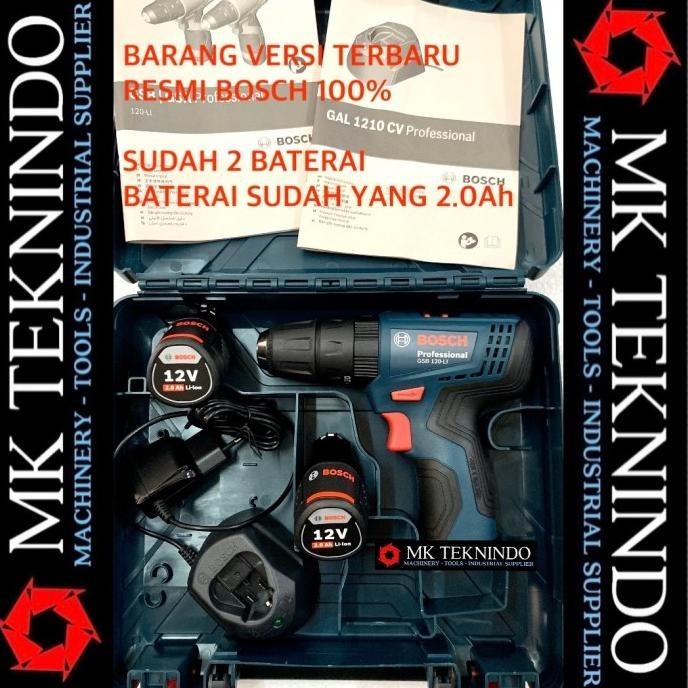 Bosch Gsb 120 Li Mesin Bor Tembok Baterai Cordless Impact Drill Gsb120