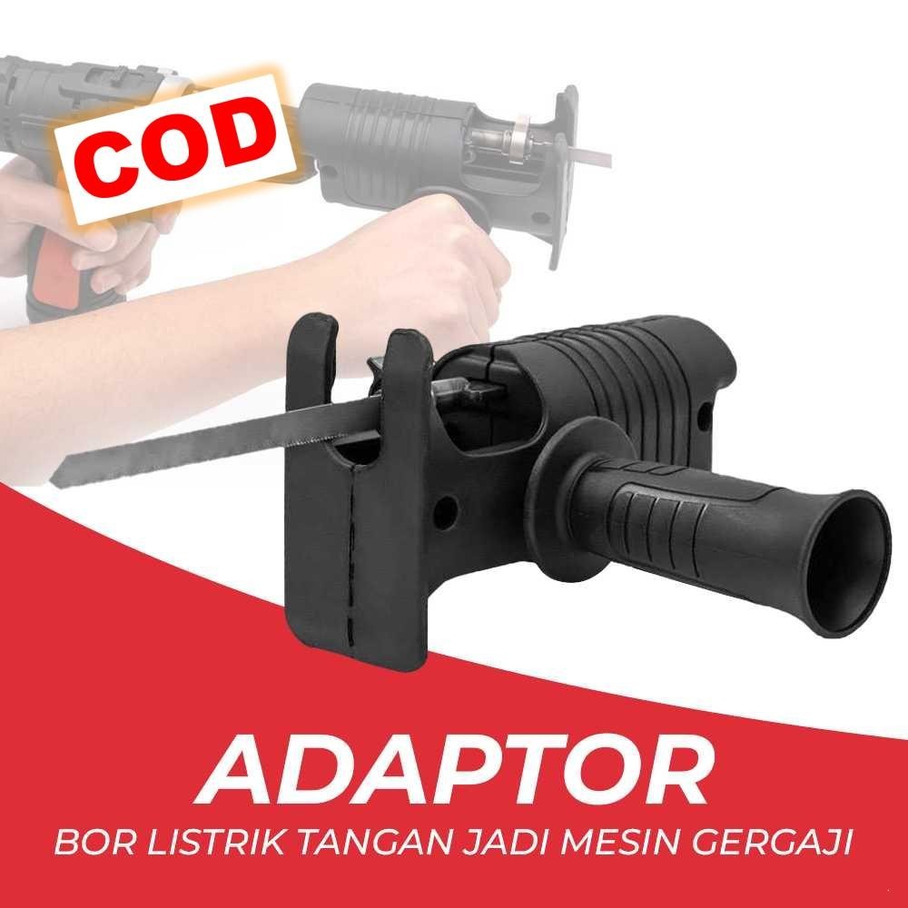 Adapter Bor Listrik Menjadi Gergaji Mesin Potong Mini Pengubah Adaptor
