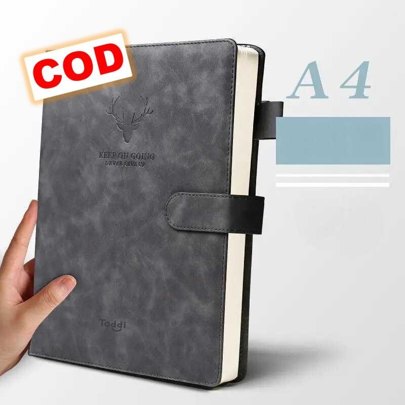 

Buku Catatan Harian A4 Premium Diary Cover Kulit Magnetic Buckle