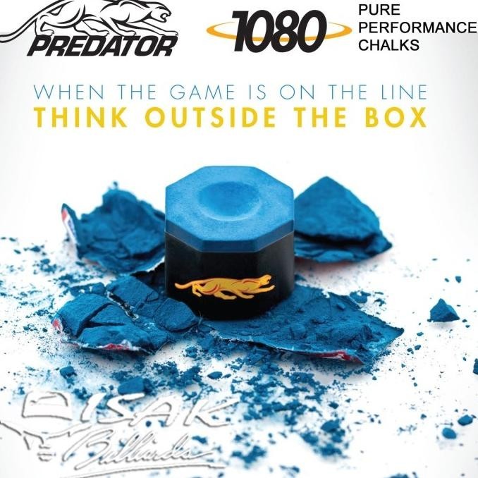 

Predator Chalk USA - 5 Piece Billiard Chalk - Kapur Biliar - Biru