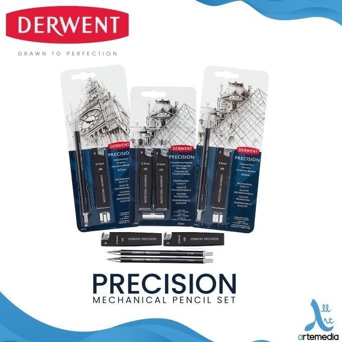 

Pensil Mekanik Derwent Precision Mechanical Pencil Set