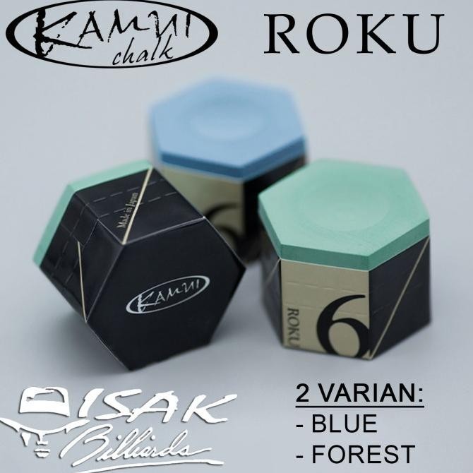 

Kamui Chalk - ROKU Japan Chalks Kapur Biliar Billiard Bilyard Ori Asli