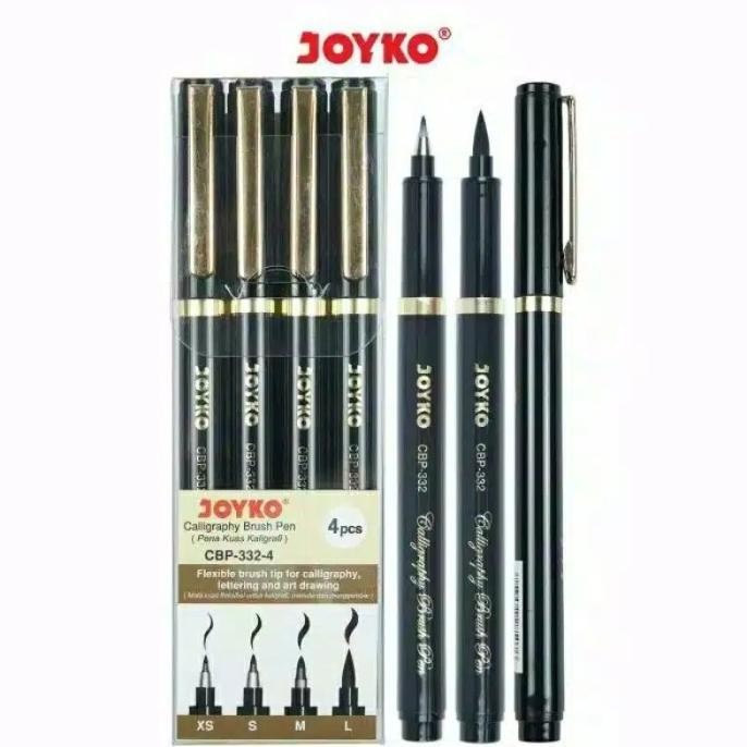 

JOYKO CBP 332 CALLIGRAPHY BRUSH PEN SET SPIDOL KUAS KALIGRAFI