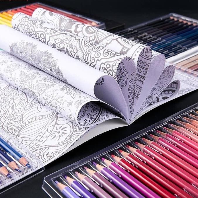 

Water Soluble Color Brutfuner Painting Water Pencils Color Set 180Pc