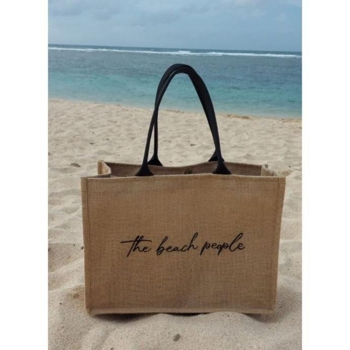 Tas Goni Laminasi / Tas Karung Goni Laminasi / Jute Bag / Tas Pantai