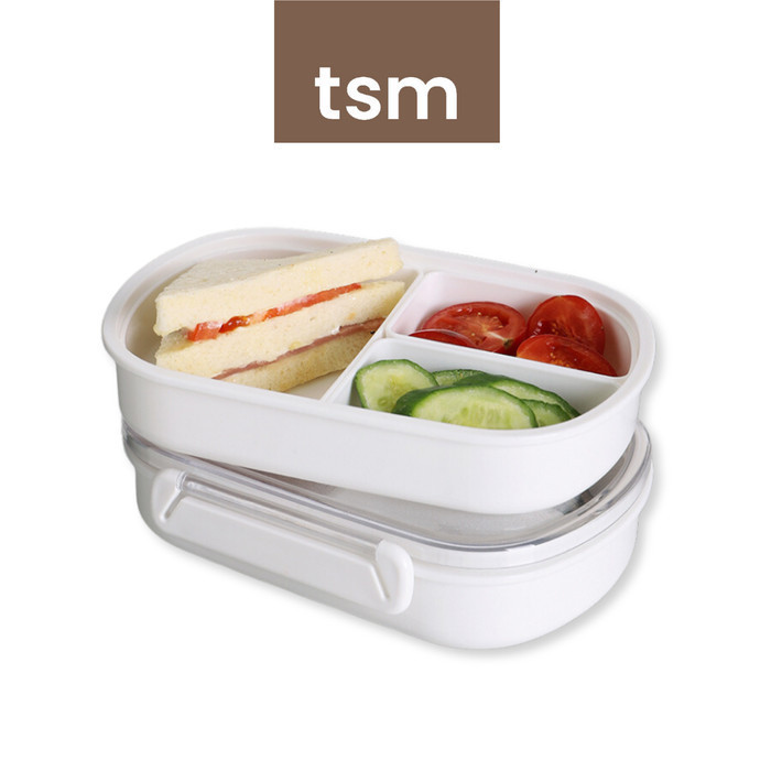 SALE TSM LUNCH BOX MINIMALIS MICROWAVE OVEN SAFE KOTAK MAKAN KOMPARTEMEN