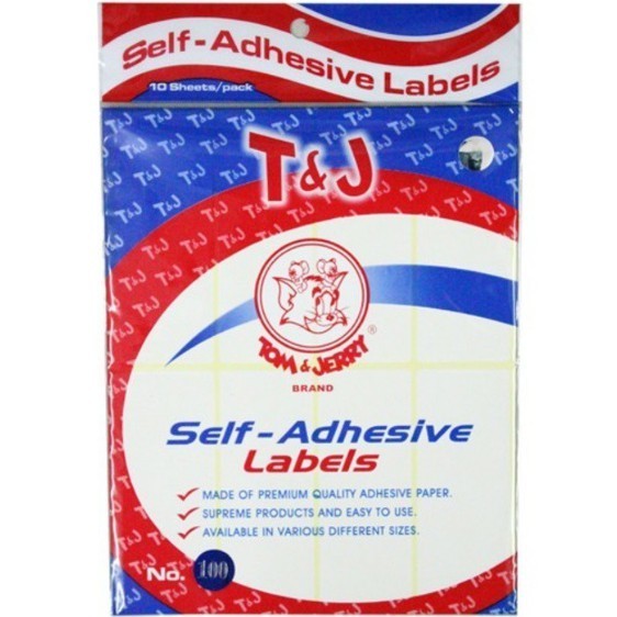 

LABEL TOM JERRY 100 BOX ISI 25 PACK 贴纸