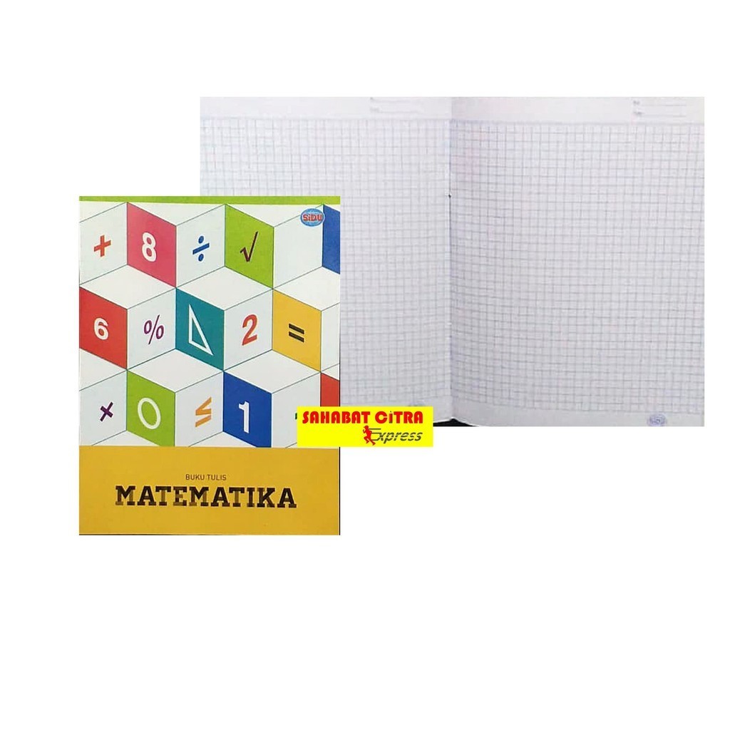 

BUKU TULIS MATEMATIKA SINAR DUNIA PACK ISI 10 本子