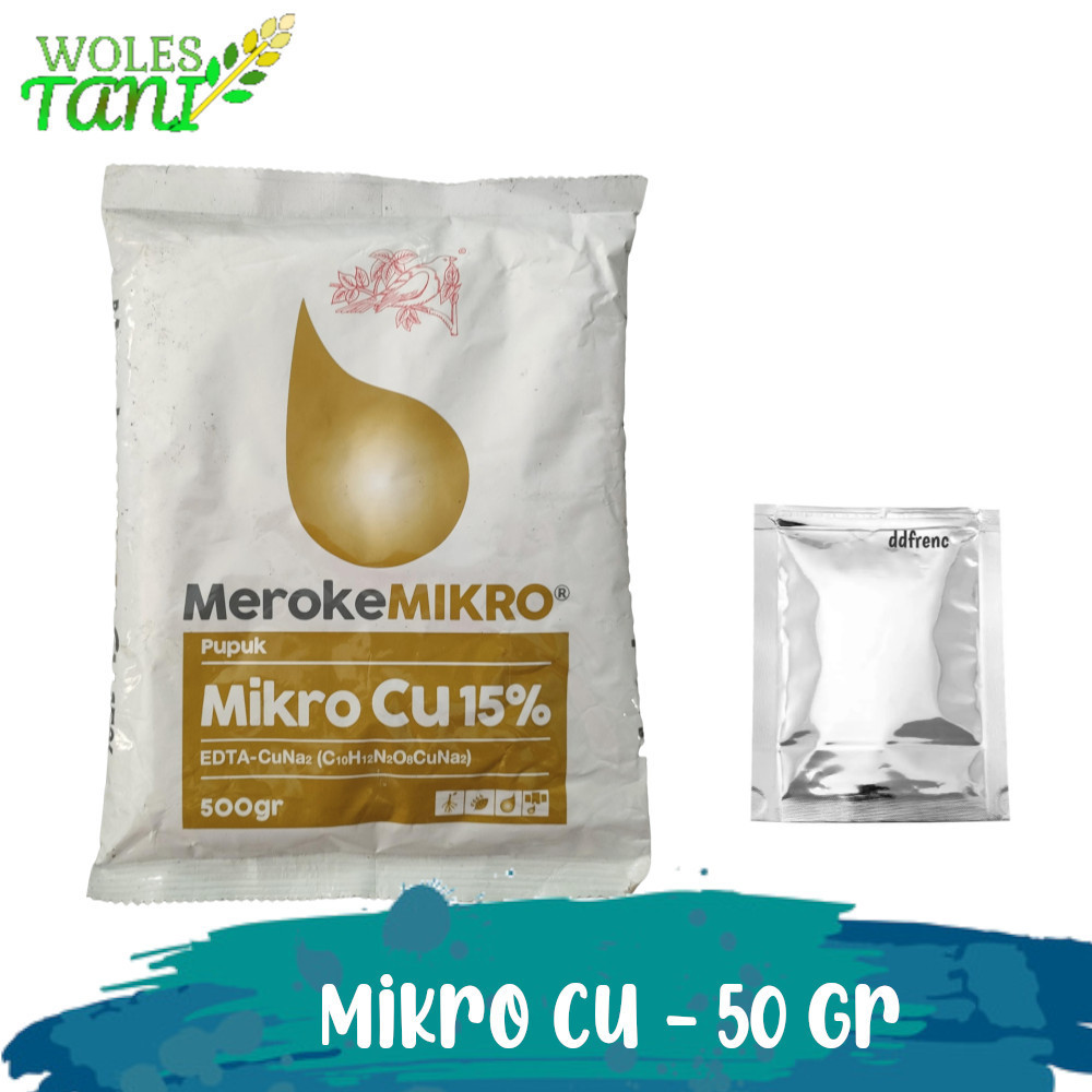 Meroke Cu EDTA 50 Gram Pupuk Mikro