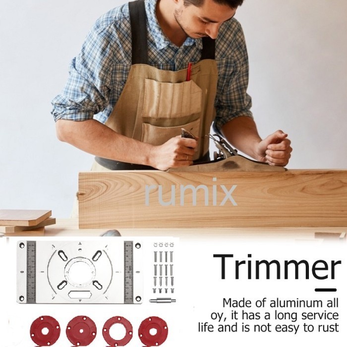 Router Plate - Insert Plate Router Table - Meja Router - Meja Trimmer