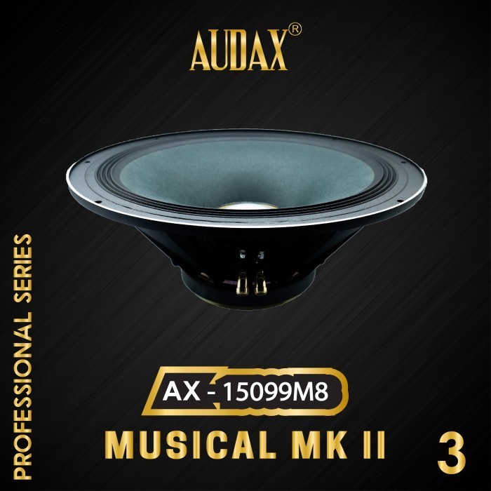 Speaker Pasif 15" Audax Ax-15099 M8 Full Range Professional Series