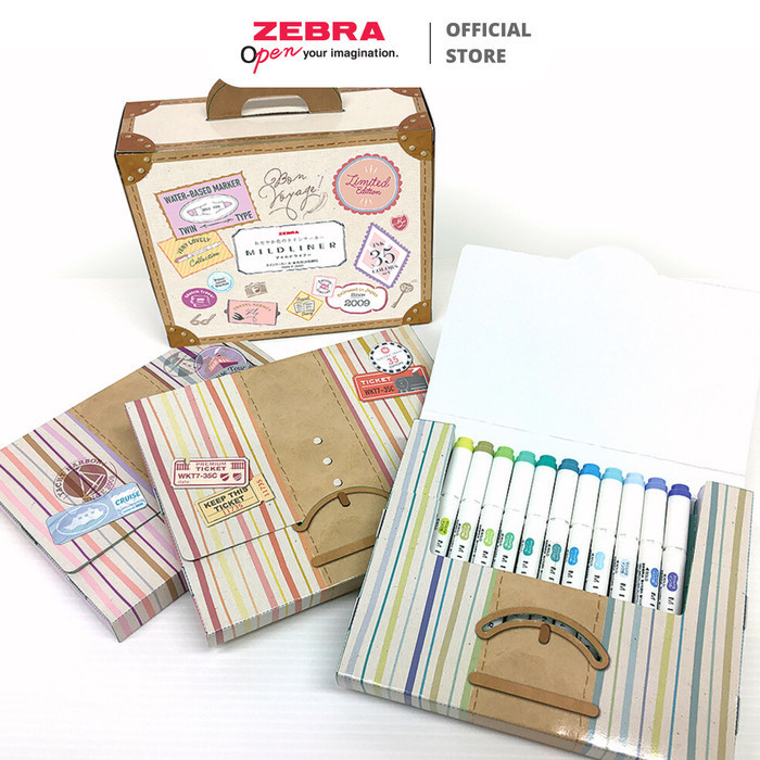 

Zebra Mildliner penanda dua sisi Set 35