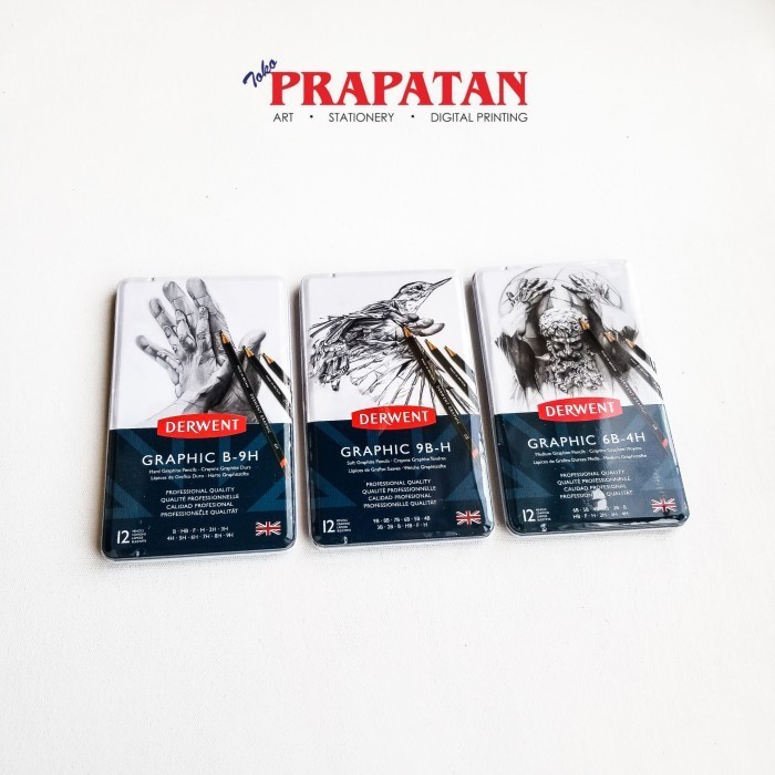 

Derwent Graphic B-9H Pensil Sketsa / Hard Graphite Pencils