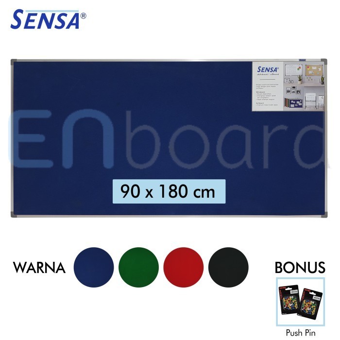 

Softard Cork ard / Papan Mading Gantung Bludru Sensa 90 x 180 cm