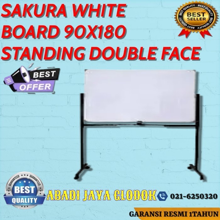 

SAKURA WHITE ARD 90X180 STANDING DOUBLE FACE