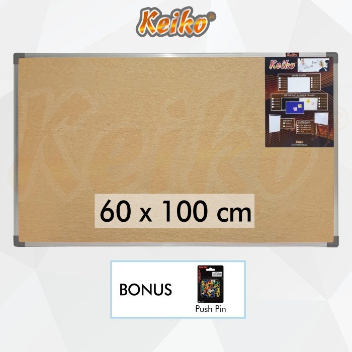 

Softard Cork Pin ard / Papan Mading Gantung Keiko 60 x 100 cm