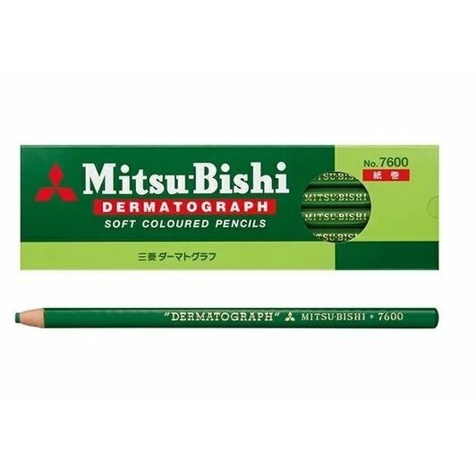 

Pensil kaca Mitsubishi Pencil kaca dermatograph Mitsubishi Hijau