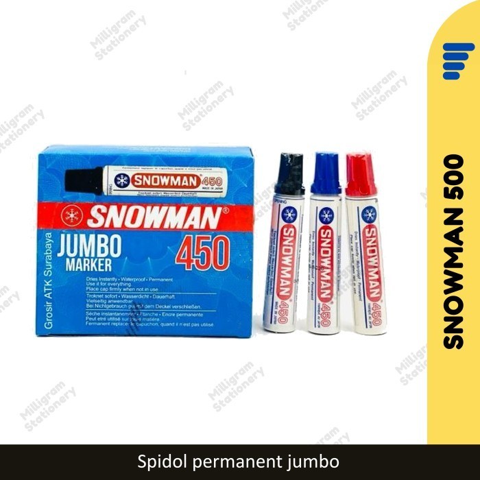 

Spidol Permanent Snowman/ Marker Besar J 500