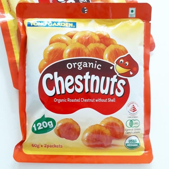 

Tong Garden Organic Chestnuts 120gr / Chestnut Panggang Snack Import