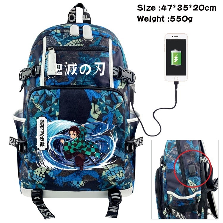 

Ransel Anak Laki-laki dan Perempuan Kanvas Tahan Air Kartun Demon Slayer Rengoku Kyoujurou Antarmuka Usb Tas Sekolah Siswa Kapasitas Besar Hadiah Natal