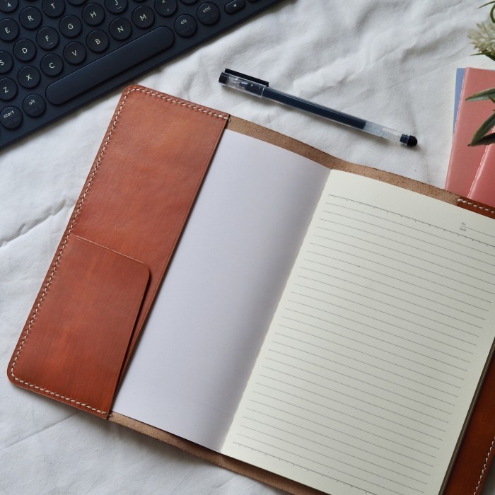 

Cover ok A5 - Sampul noteok A5 - leather cover - notepad