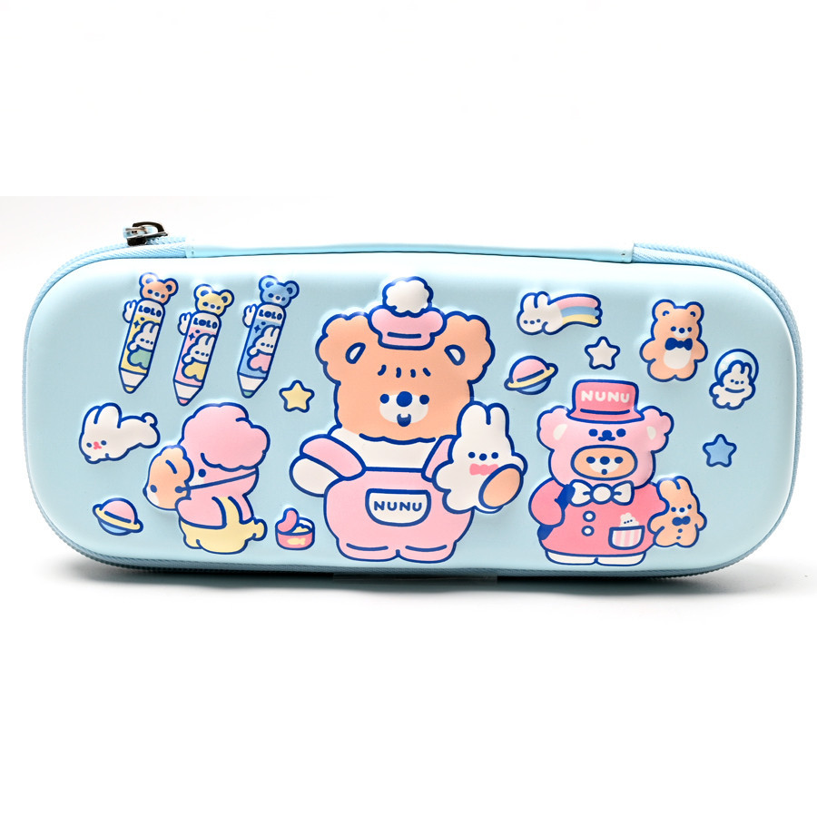 

Rambla - Bunny & Klin Kotak Pensil Anak Pen Case 3D Cute Rabbit and Bear