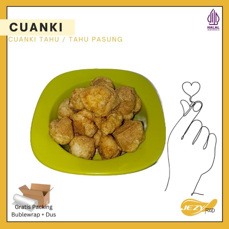 

Cuanki Tahu / Tahu Pasung 200Pcs / 500Pcs (Bal)