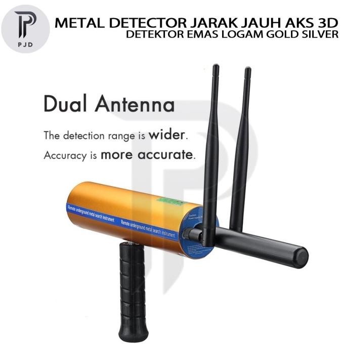 Metal Detector Emas Diamond Silver Gold Aks 3D Range Detektor Logam