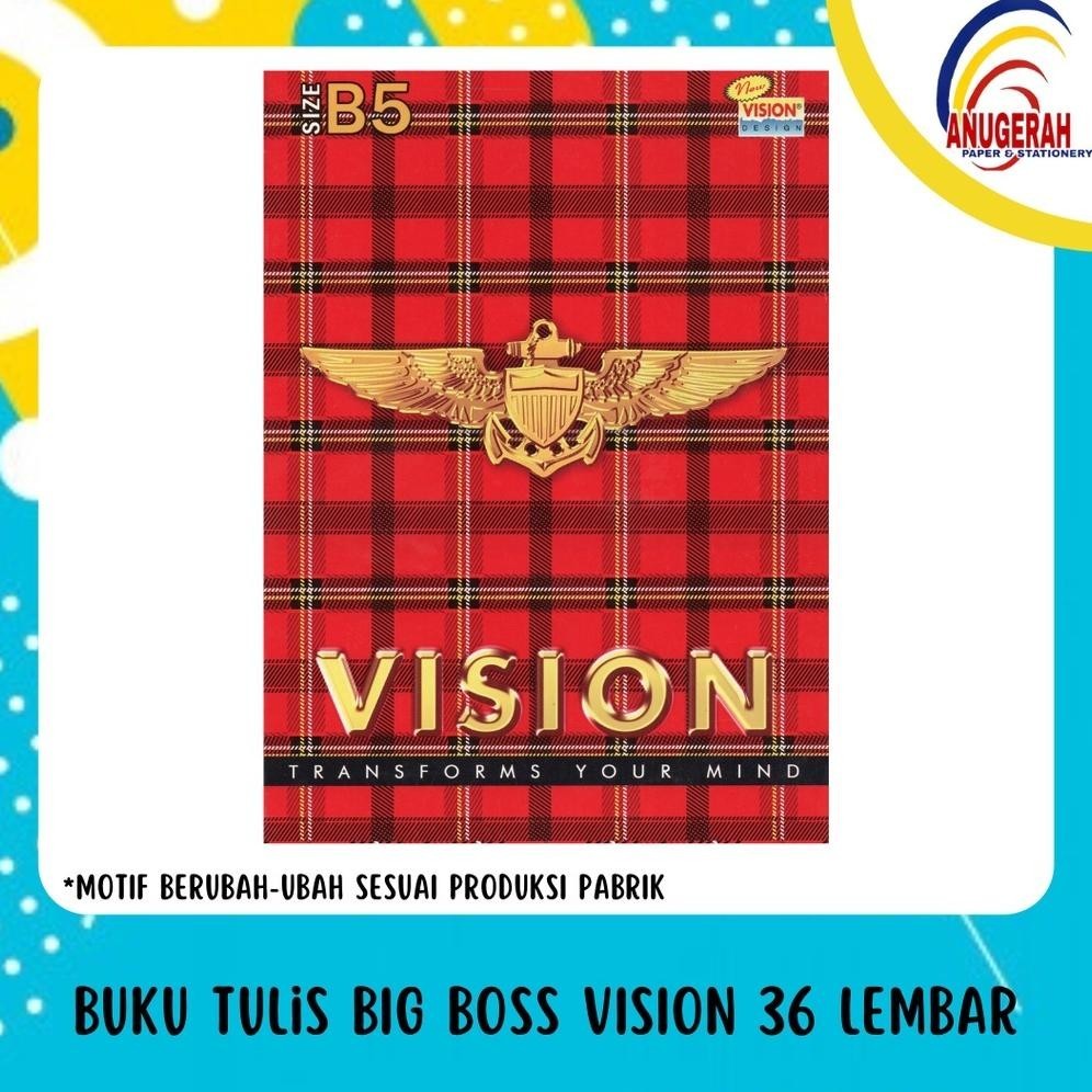 

Murah Buku Tulis Big Boss Vision 36 (Pak) Cod