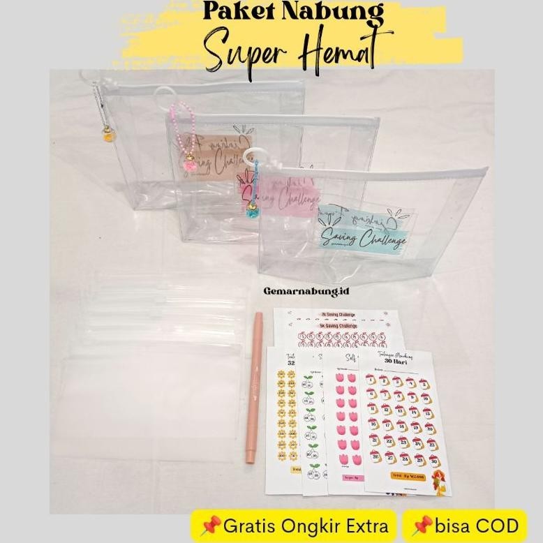 

Diskon Paket Nabung Pouch Zipper Saving Challenge | Paket Nabung Super Hemat Cod