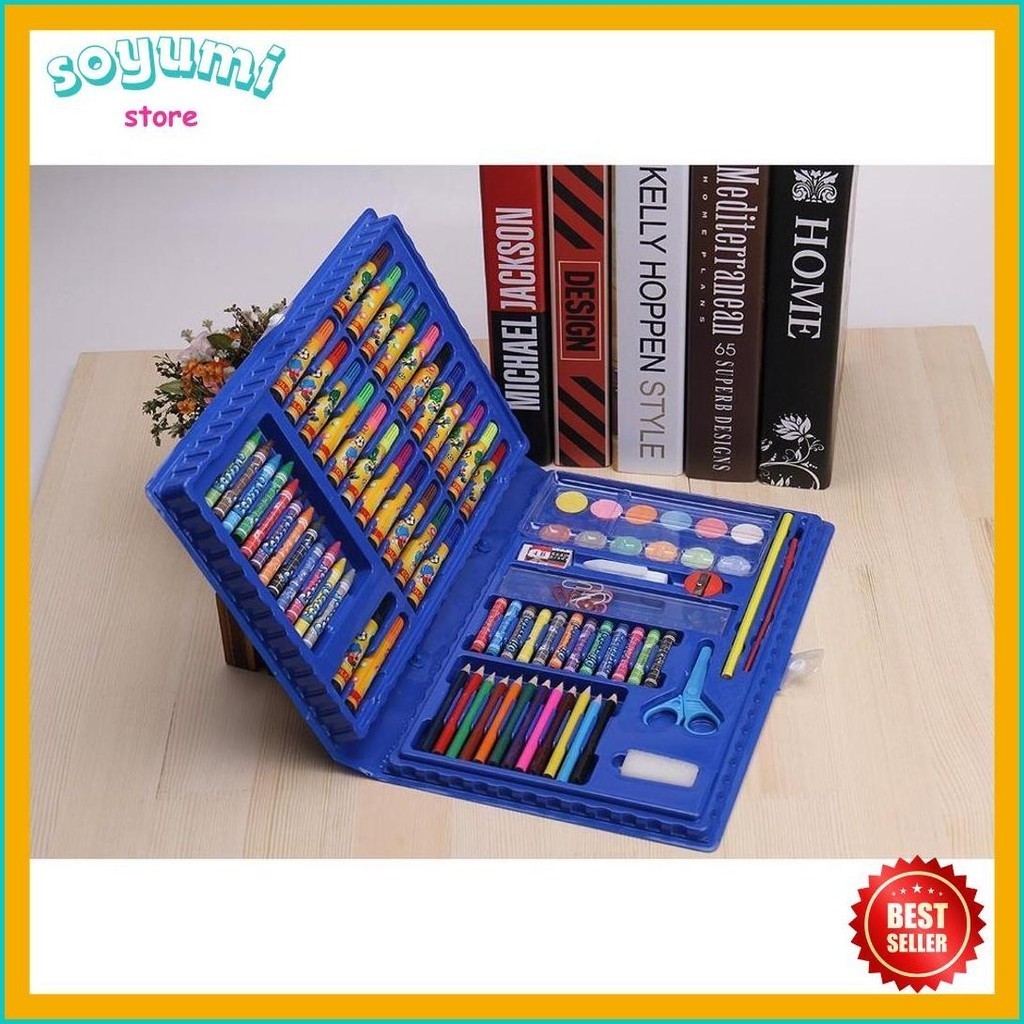 

Cahaya Medan Crayon Set Isi 86 Pensil Warna Cat Air Alat Lukis Karakter Stationary Color Pensil (Cod)