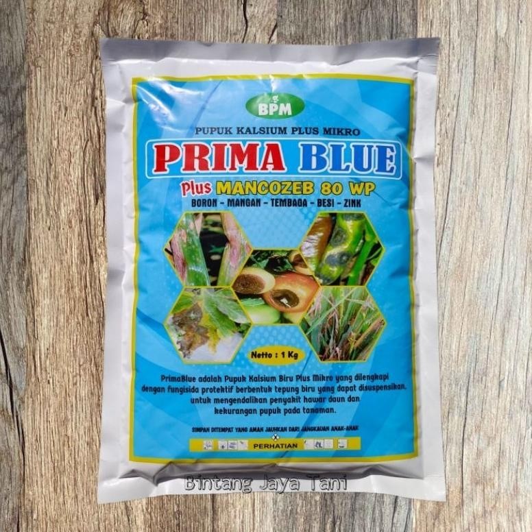 Berkualitas Prima Blue 1Kg Plus Mankozeb 80 Wp/ Pupuk Kalsium Plus Mikro/ Dilengkapi Fungisida Prote
