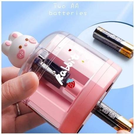 

7S Rautan Pensil Elektrik Karakter Lucu Serutan Otomatis Putar Sendiri Electric Pencil Sharpener Cute (Lagi Diskon)