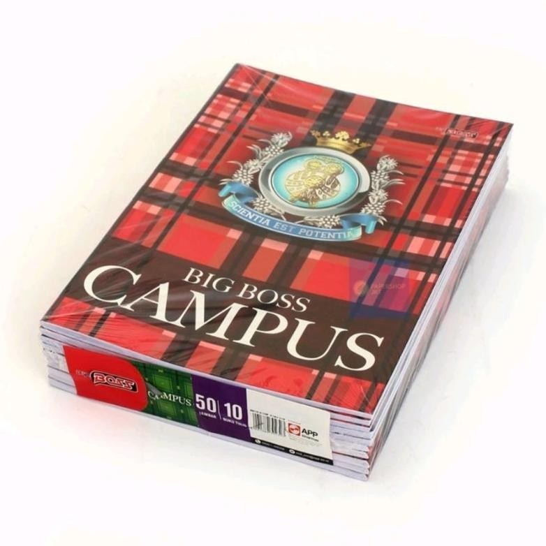 

Berkualitas (Isi 5 Pcs) Buku Tulis Bigboss 50 Lembar / Buku Ukuran Boxy Panjang Cod